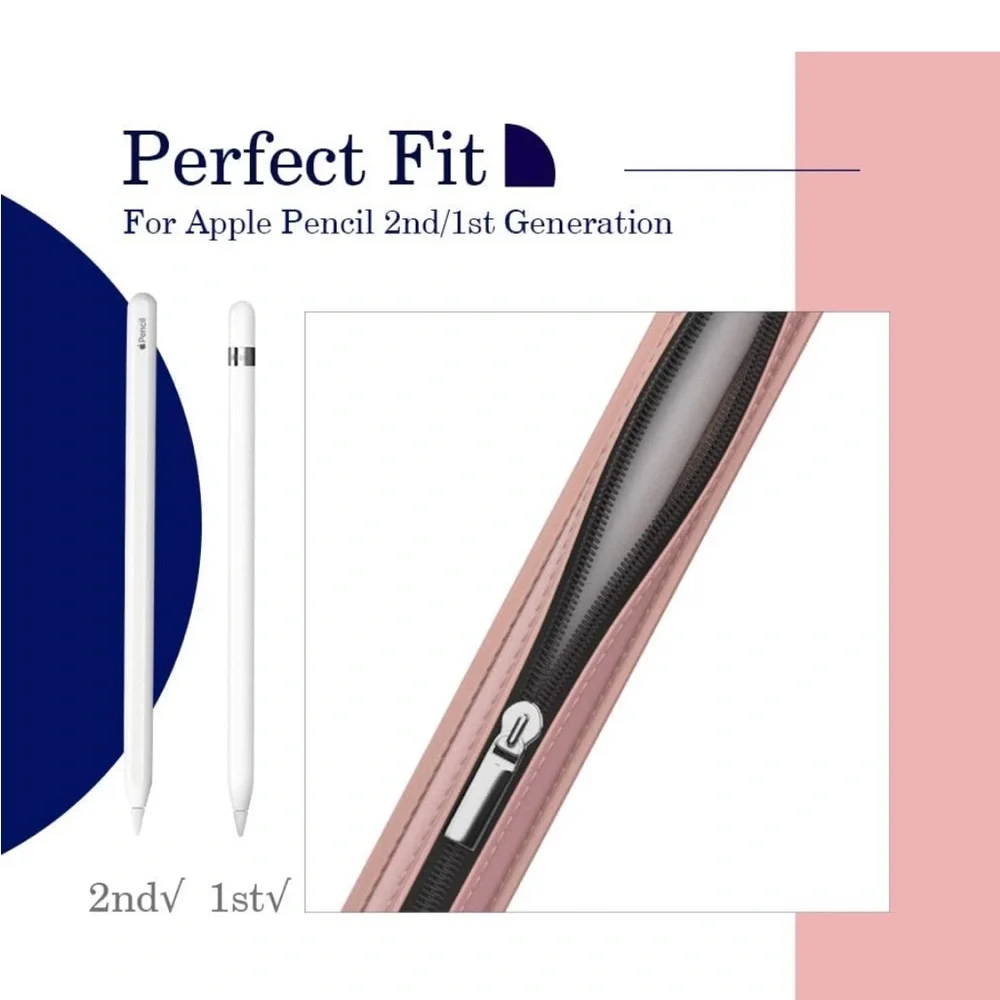 NWT Moko Apple Pencil Case - Rose Gold